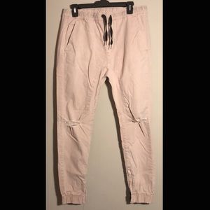 Men’s Ripped Knee Joggers